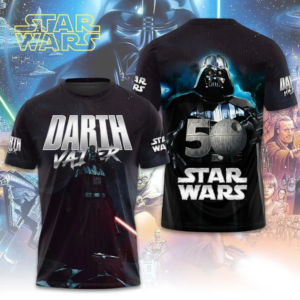 Star Wars 50th Anniversary Darth Vader 3D Apparel T-shirt