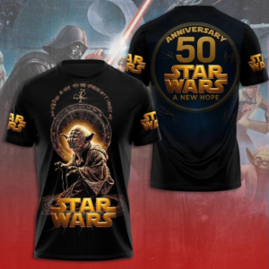 Star Wars Master Yoda A New Hope 50th Anniversary 3D T-shirt