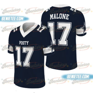 Posty Malone Merch Concert Football Jersey