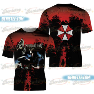 Vintage Resident Evil 4 3D T-Shirt