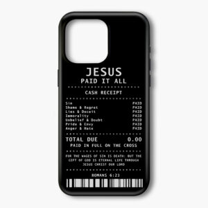 Christian Phone Case, Cute Jesus Bible Verse Cover, Christian Collage Phone Case