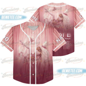 Cardi B Little Miss Drama Tour 2026 Baseball Jersey, Music Tour Jersey