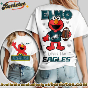 Philadelphia Eagles Premium NFL Elmo Fan 3D Shirt