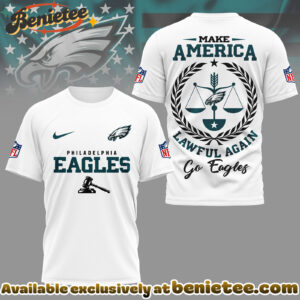 Philadelphia Eagles Premium NFL Make America Lawful Again 3D Shirt