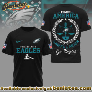 Philadelphia Eagles Premium NFL Make America Lawful Again 3D Shirt