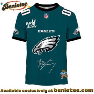 Philadelphia Eagles x Bad Bunny Super Bowl 2026 Limited Edition Shirt - Ver 2