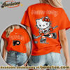 Philadelphia Flyers Premium NHL Hello Kitty Womens Shirt
