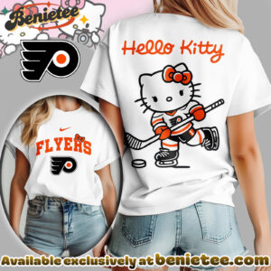 Philadelphia Flyers Premium NHL Hello Kitty Womens Shirt