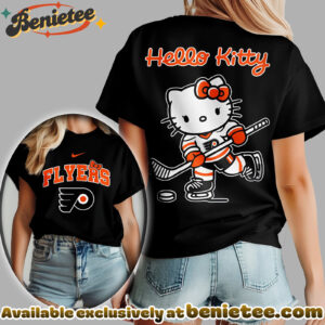 Philadelphia Flyers Premium NHL Hello Kitty Womens Shirt
