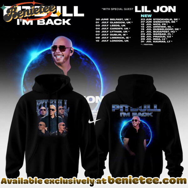 Pitbull - Im Back Tour 2026 Limited Edition Hoodie - Ver 4