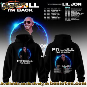 Pitbull - Im Back Tour 2026 Limited Edition Hoodie - Ver 3