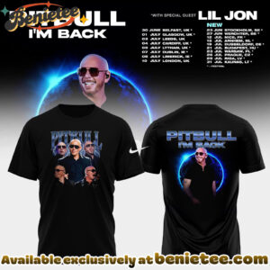 Pitbull - Im Back Tour 2026 Limited Edition Hoodie - Ver 2
