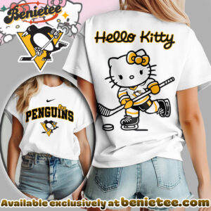 Pittsburgh Penguins Premium NHL Hello Kitty Womens Shirt