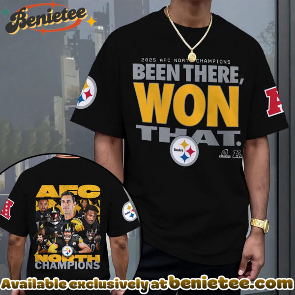 Pittsburgh Steelers 2025 AFC North Champions Limited Edition Shirt - Ver 5