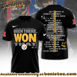 Pittsburgh Steelers 2025 AFC North Champions Limited Edition Shirt - Ver 4