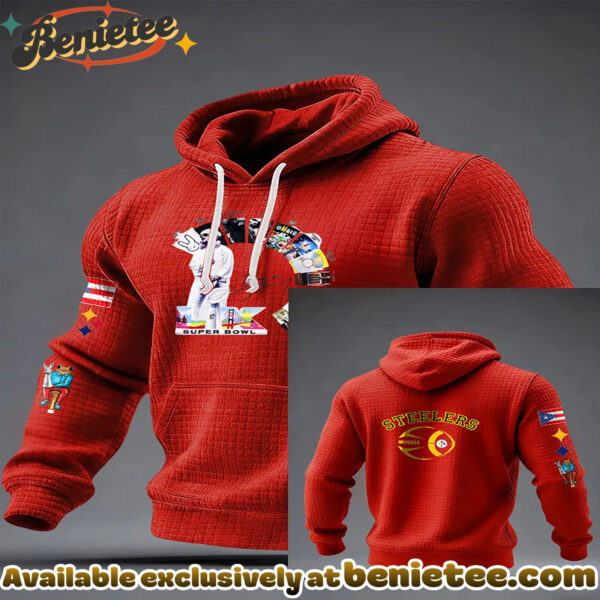 Pittsburgh Steelers Bad Bunny Super Bowl Graphic Hoodie