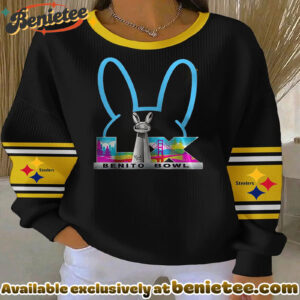 Pittsburgh Steelers Benito Bowl Bunny Graphic Sweatshirt