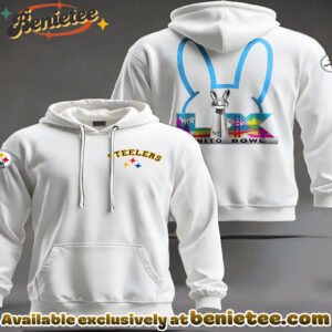 Pittsburgh Steelers Benito Bowl Bunny Hoodie - Ver 2