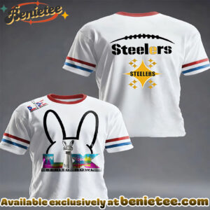 Pittsburgh Steelers Benito Bowl Retro Ringer T-Shirt - Ver 2