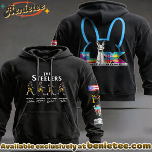 Pittsburgh Steelers Legends Abbey Road Style Hoodie
