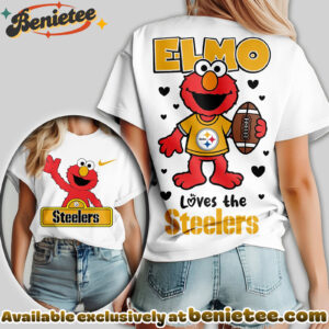 Pittsburgh Steelers Premium NFL Elmo Fan 3D Shirt