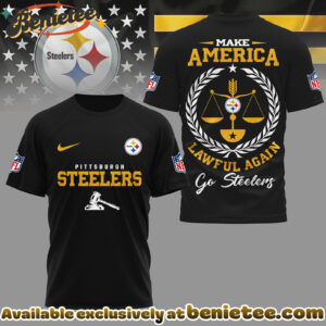Pittsburgh Steelers Premium NFL Make America Lawful Again 3D Shirt