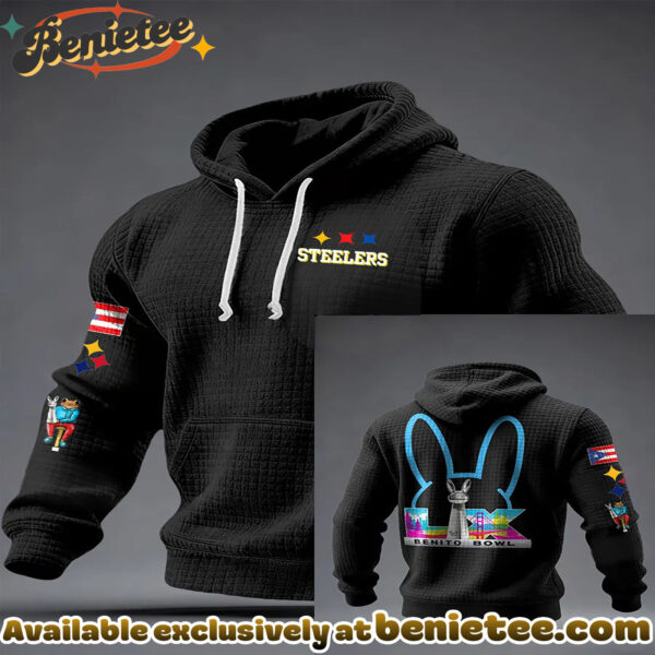 Pittsburgh Steelers Waffle Knit Benito Bowl Hoodie