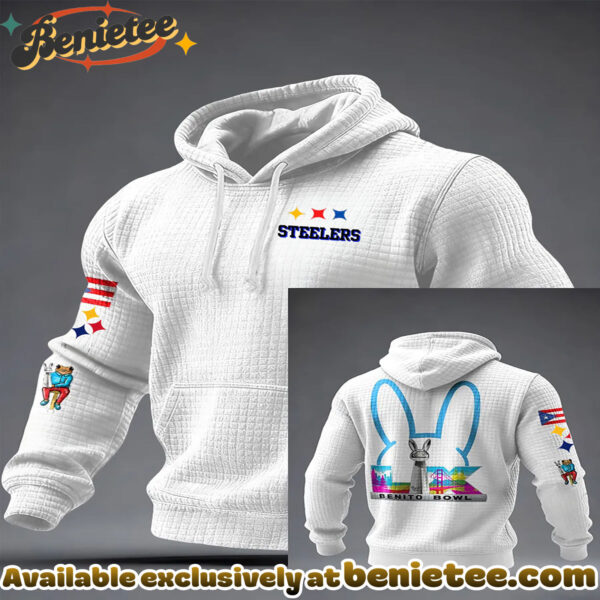 Pittsburgh Steelers Waffle Knit Benito Bowl Hoodie - Ver 3