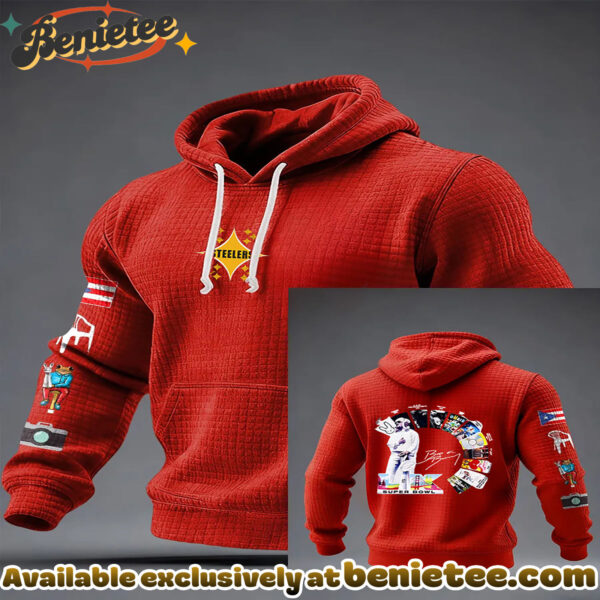 Pittsburgh Steelers Waffle Knit Hoodie - Ver 3