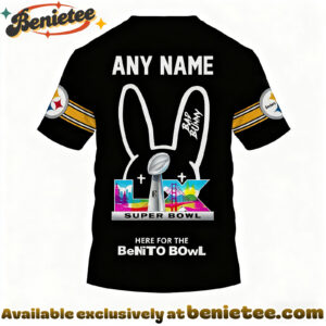 Pittsburgh Steelers x Bad Bunny Super Bowl 2026 Limited Edition Shirt - Ver 3
