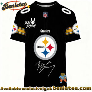 Pittsburgh Steelers x Bad Bunny Super Bowl 2026 Limited Edition Shirt - Ver 3