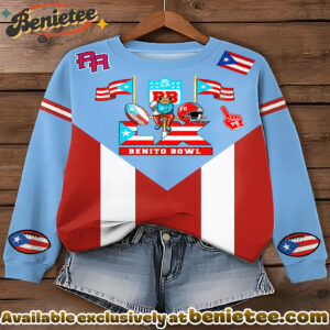 Puerto RIco Benito Bowl Printed Sweatshirt - Ver 5