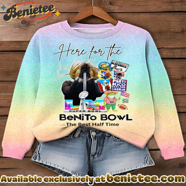 Puerto RIco Benito Bowl Printed Sweatshirt - Ver 9