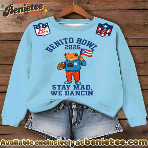 Puerto RIco Benito Bowl Printed Sweatshirt - Ver 15