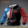 Puerto Rico Art Printed Hoodie