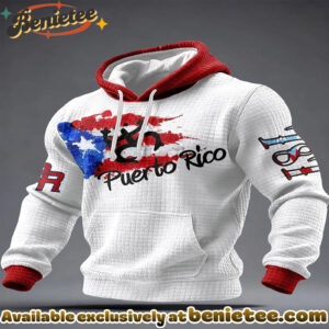Puerto Rico Art Printed Hoodie - Ver 4