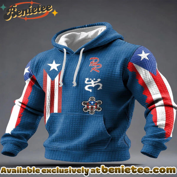 Puerto Rico Art Printed Hoodie - Ver 7