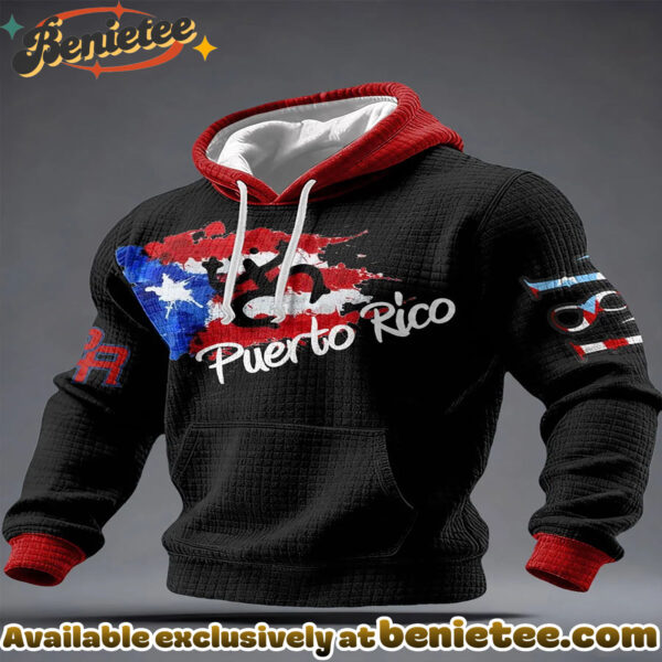 Puerto Rico Art Printed Hoodie - Ver 3