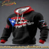 Puerto Rico Art Printed Hoodie - Ver 3