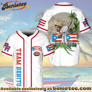 Puerto Rico Benito Bowl Printed Baseball Jersey