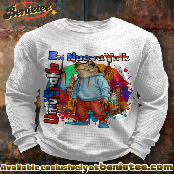 Puerto Rico Casual Round-Neck Printed Sweatshirt - Ver 2