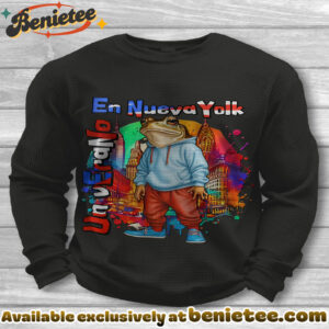 Puerto Rico Casual Round-Neck Printed Sweatshirt