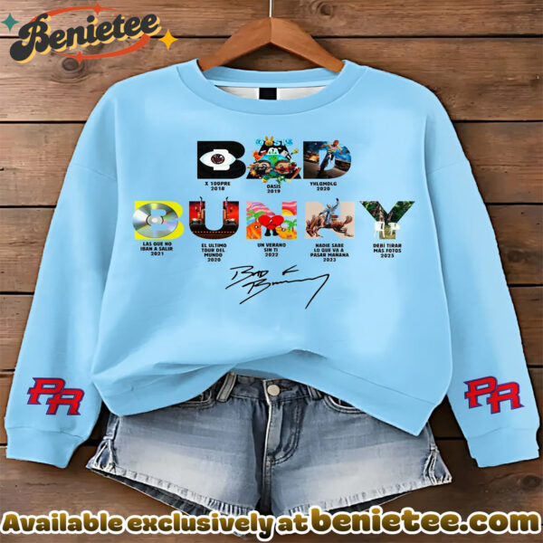Puerto Rico Color Leisure Printed Long Sleeve Casual Top - Ver 6