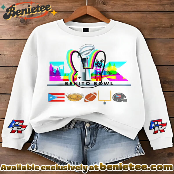 Puerto Rico Color Leisure Printed Sweatshirt - Ver 2