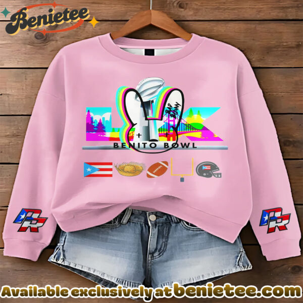 Puerto Rico Color Leisure Printed Sweatshirt - Ver 3