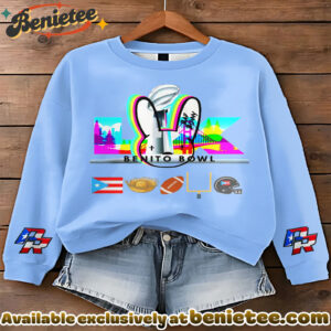 Puerto Rico Color Leisure Printed Sweatshirt
