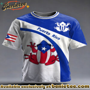 Puerto Rico Coqui Frog-Designed short sleeves t-shirt