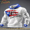 Puerto Rico Flag Art Printed Hoodie