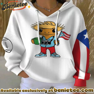 Puerto Rico Print Casual Sweatshirt - Ver 5