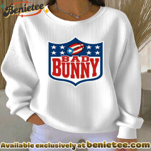 Puerto Rico Print Round Neck Sweatshirt